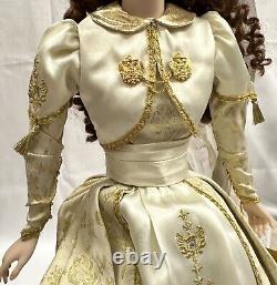 Franklin Mint Faberge Fall Bride Sonya Porcelain Doll with Original Box