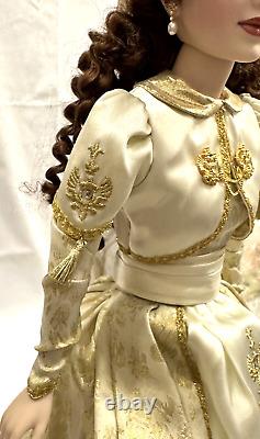 Franklin Mint Faberge Fall Bride Sonya Porcelain Doll with Original Box