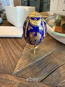 Franklin Mint Faberge Imperial Jeweled Egg HERITAGE OF THE CZARS