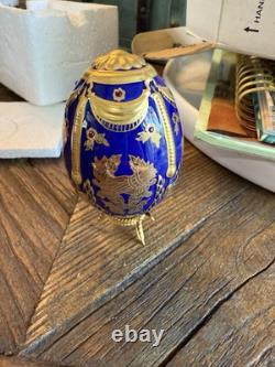 Franklin Mint Faberge Imperial Jeweled Egg HERITAGE OF THE CZARS