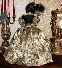 Franklin Mint Faberge Queen of The Masquerade Ball doll Porcelain 1989 COA 22