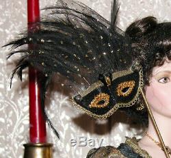 Franklin Mint Faberge Queen of The Masquerade Ball doll Porcelain 1989 COA 22