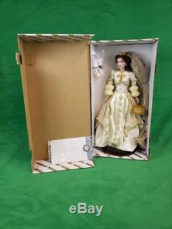 Franklin Mint Faberge Sonja Russian Fall Bride Doll Porcelain 18 (RARE)
