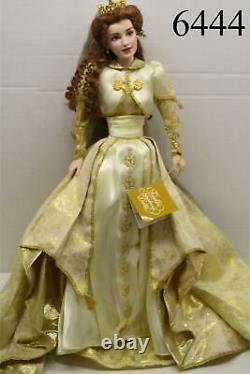 Franklin Mint Faberge Sonja Russian Fall Bride Doll Porcelain 18 VERY RARE NEW