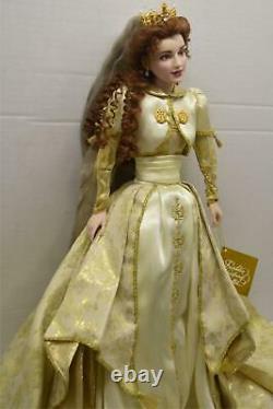 Franklin Mint Faberge Sonja Russian Fall Bride Doll Porcelain 18 VERY RARE NEW