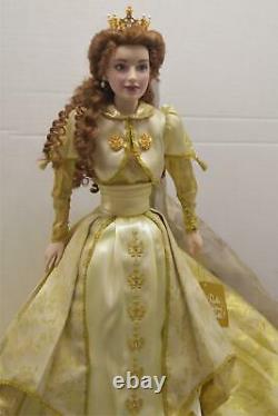 Franklin Mint Faberge Sonja Russian Fall Bride Doll Porcelain 18 VERY RARE NEW