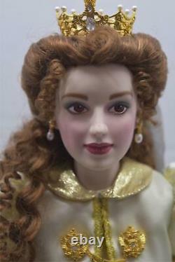 Franklin Mint Faberge Sonja Russian Fall Bride Doll Porcelain 18 VERY RARE NEW