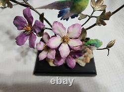 Franklin Mint Faberge The Enriched Garden Hummingbirds Flowers LIMITED EDITION