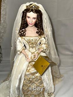 Franklin Mint Faberge Winter Bride Aleksandra Porcelain Doll with Original Box