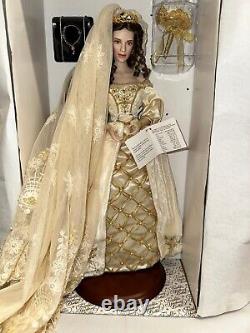 Franklin Mint Faberge Winter Bride Aleksandra Porcelain Doll with Original Box