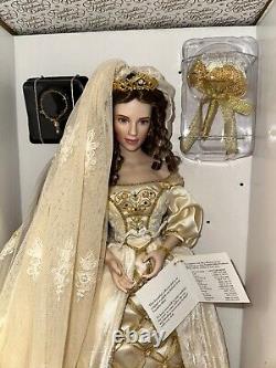 Franklin Mint Faberge Winter Bride Aleksandra Porcelain Doll with Original Box