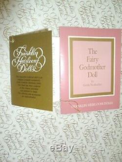 Franklin Mint Fairy GodMother Porcelain Doll NRFB Rare