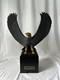 Franklin Mint Falcon of The Nile Rare Black Porcelain Statue Egypt