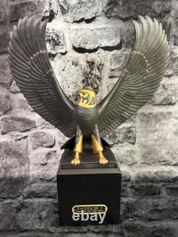 Franklin Mint Falcon of The Nile Rare Black Porcelain Statue Egypt Rare