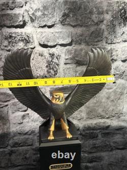 Franklin Mint Falcon of The Nile Rare Black Porcelain Statue Egypt Rare