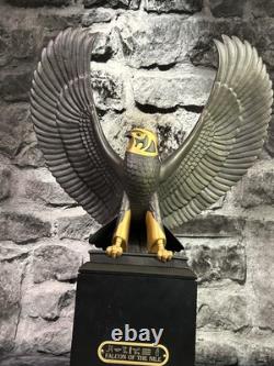 Franklin Mint Falcon of The Nile Rare Black Porcelain Statue Egypt Rare