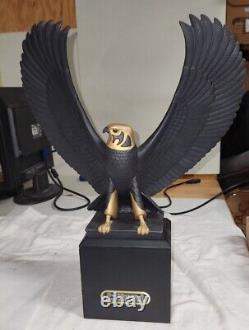 Franklin Mint Falcon of The Nile Rare Black Porcelain statue Egypt God