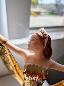 Franklin Mint Fine Porcelain Figurine 11 SUNRISE IN GOLD Art Deco Style