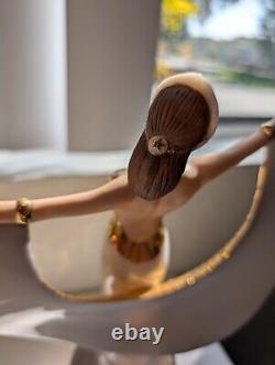 Franklin Mint Fine Porcelain Figurine 11 SUNRISE IN GOLD Art Deco Style