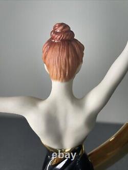 Franklin Mint Fine Porcelain Figurine 12 PROMISE OF GOLD Art Deco Style