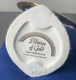 Franklin Mint Fine Porcelain Figurine 12 PROMISE OF GOLD Art Deco Style