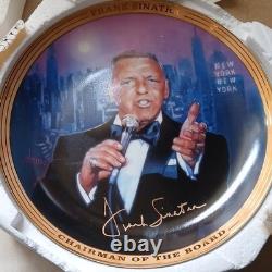 Franklin Mint Frank Sinatra Limited Edition Porcelain Collector Plates 8