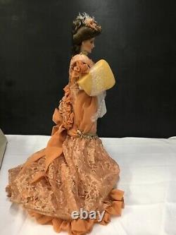 Franklin Mint GIBSON GIRL MOTHER OF THE BRIDE DOLL 21 Porcelain Doll NIB