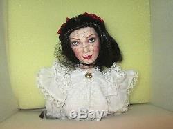 Franklin Mint GWTW For The Love of Tara Scarlett porcelain Doll NIB