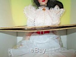 Franklin Mint GWTW For The Love of Tara Scarlett porcelain Doll NIB