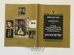 Franklin Mint GWTW Scarlett O'Hara Golden Tribute Porcelain Doll NRFB