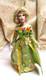 Franklin Mint Gemstone Art Doll vintage 1980 restored Peridot 14 inch porcelain