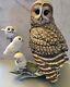 Franklin Mint George McMonigle Spotted Owl Bisque Porcelain Figure NO BOX/STAND