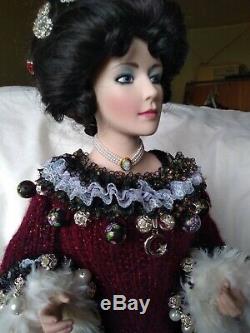 Franklin Mint Gibson Girl Boudoir Doll 23 inches high (approx)