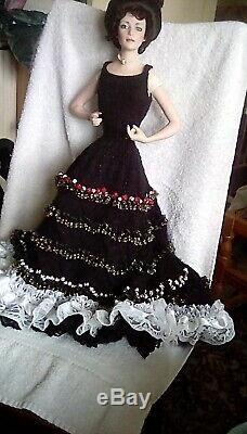 Franklin Mint Gibson Girl Boudoir Doll 23 inches high (approx)