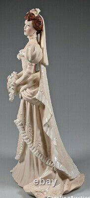 Franklin Mint Gibson Girl Bride Amelia by Pauline Parsons Porcelain Figurine