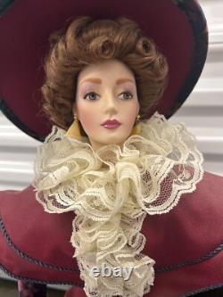 Franklin Mint Gibson Girl Clarissa Doll withstand & C. O. A