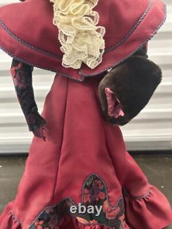 Franklin Mint Gibson Girl Clarissa Doll withstand & C. O. A