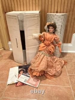 Franklin Mint Gibson Girl Mother of the Bride Doll withstand, shipper & papers