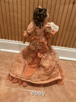 Franklin Mint Gibson Girl Mother of the Bride Doll withstand, shipper & papers