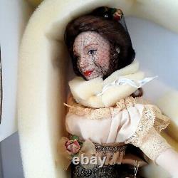 Franklin Mint Gilda Sweetheart of The Golden West Saloon Girl Porcelain Doll