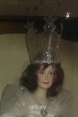 Franklin Mint Glinda Good Witch Wizard Of Oz Porcelain Doll Excellent Condition