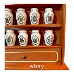 Franklin Mint Gloria Concepts Spice Rack 22/24 Jars No Parsley/Thyme Porcelain