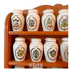 Franklin Mint Gloria Concepts Spice Rack 22/24 Jars No Parsley/Thyme Porcelain