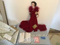 Franklin Mint Gold Standard 22 Scarlett OHara Doll Red Dress withCOA NIB (#BS-L)