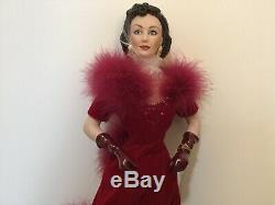 Franklin Mint Gold Standard 22 Scarlett OHara Doll Red Dress withCOA NIB (#BS-L)