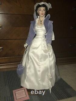 Franklin Mint Gone With The Wind Porcelain Doll Dont Look Back Scarlett