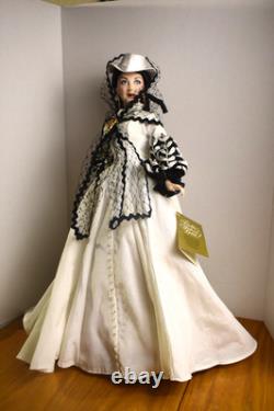 Franklin Mint Gone With The Wind Scarlett OHara Honeymoon Porcelain Doll 22in
