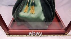 Franklin Mint Gone With The Wind Scarlett Porcelain Doll In Display Case 28x18