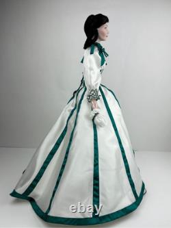 Franklin Mint Gone With The Wind Scarlett Rhett's Promise Porcelain Doll 22in
