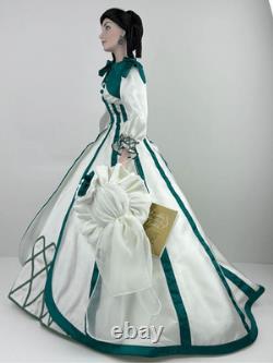 Franklin Mint Gone With The Wind Scarlett Rhett's Promise Porcelain Doll 22in